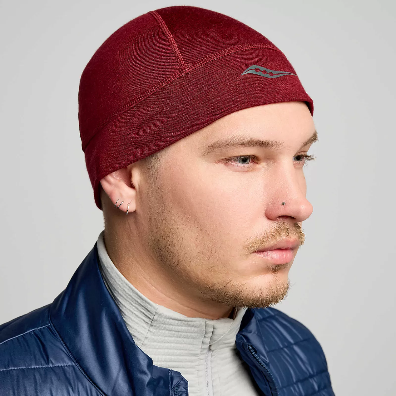 Accessories<Saucony Peregrine Merino Beanie Currant