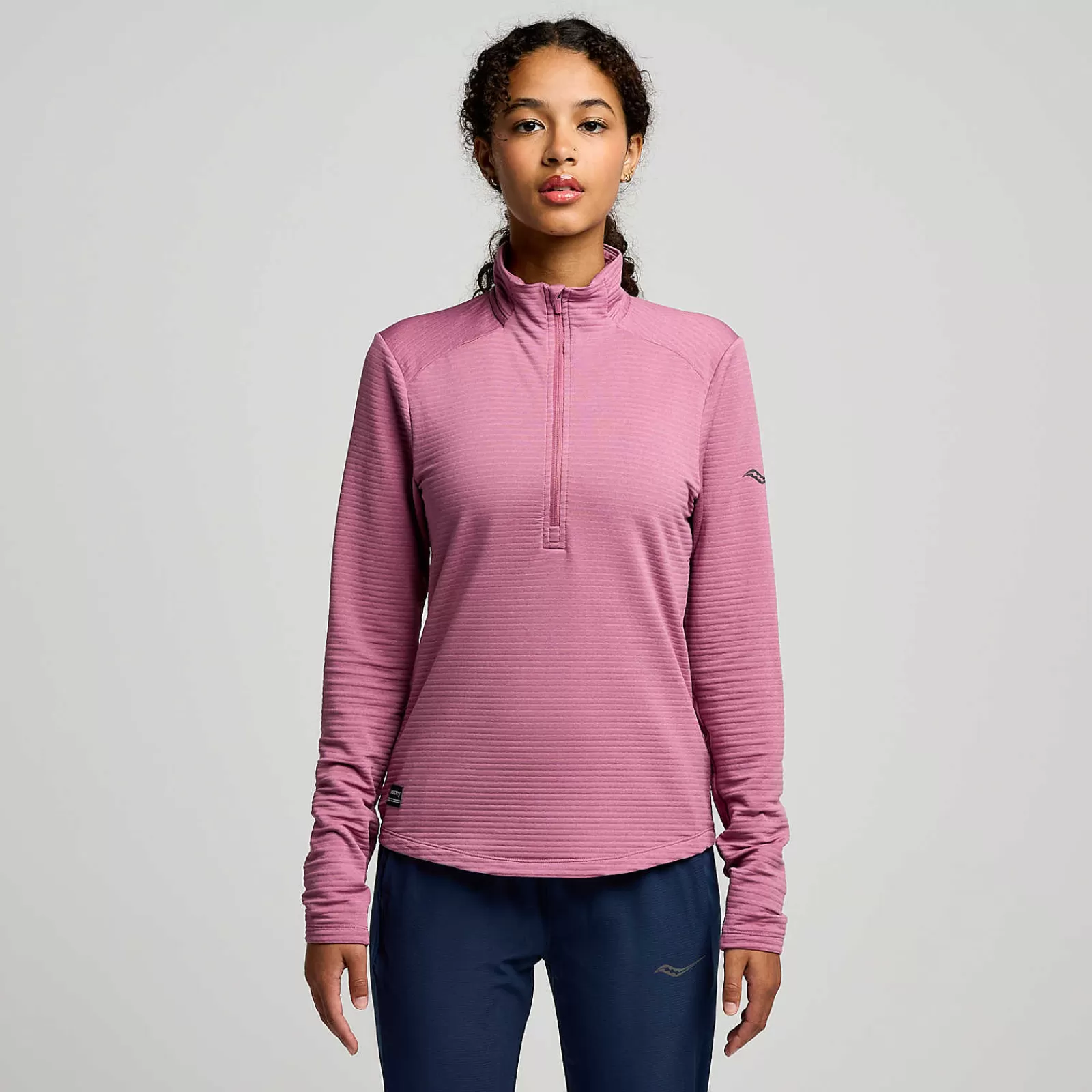 Tops<Saucony Triumph 3D 1/2 Zip ViolaHeather