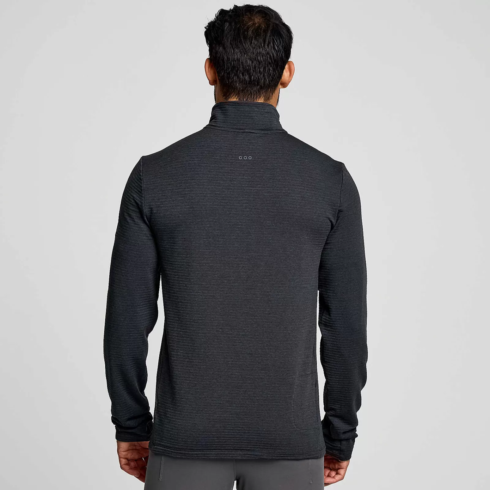 Tops<Saucony Triumph 3D 1/2 Zip BlackHeather