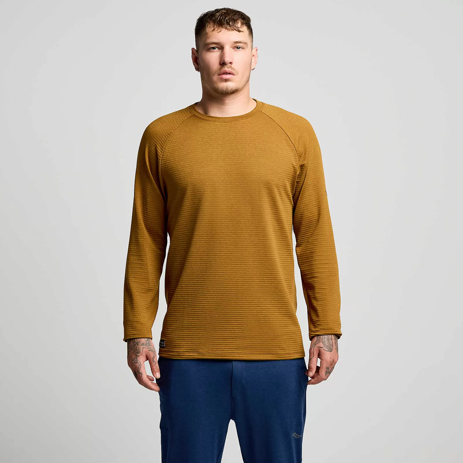 Tops<Saucony Triumph 3D Crew BronzeHeather